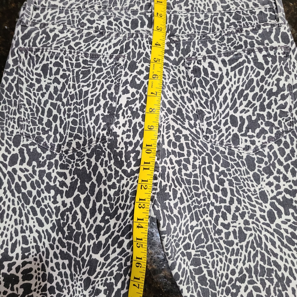 Frame Denim Le High Skinny Black and White Patterned Jeans - Picture 7 of 7